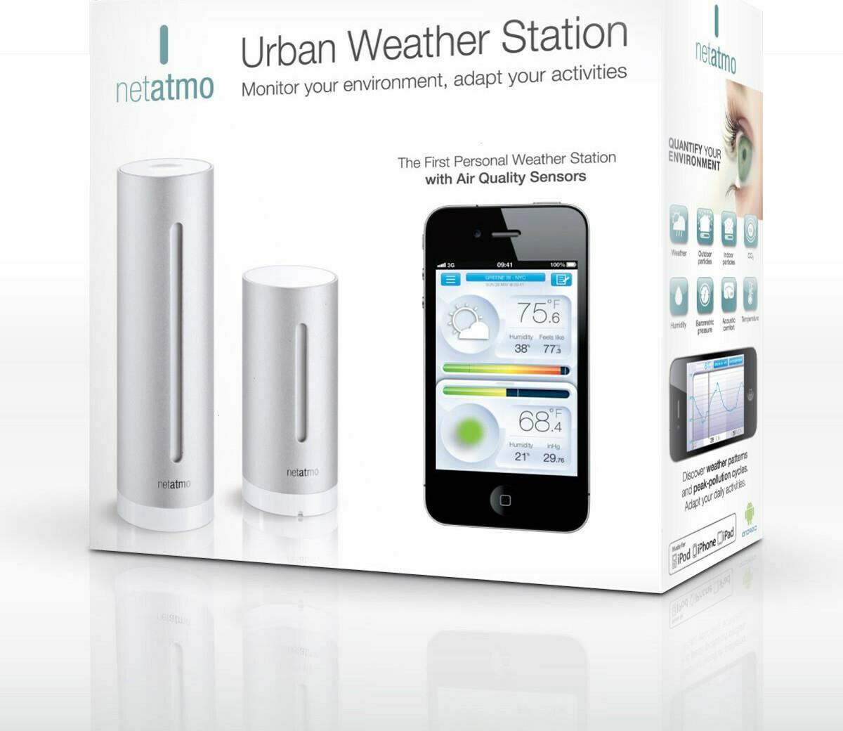 LEGRAND NETATMO   NWS01-EC  Μετεωρολογικός Σταθμός εσωτερικού χώρου Smart - second view